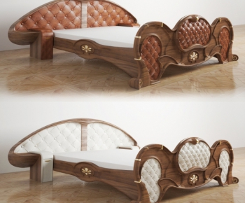 European Style Double Bed-ID:372405481