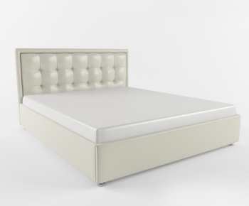 Modern Double Bed-ID:380957943