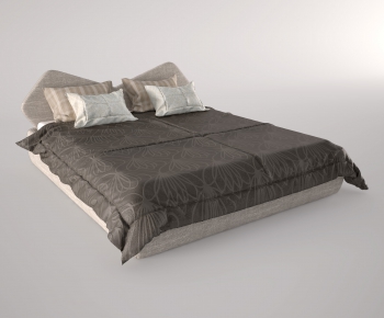 Modern Double Bed-ID:259330726