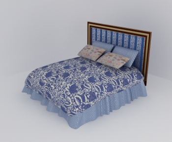 Modern Double Bed-ID:816511695