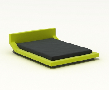 Modern Double Bed-ID:344357547