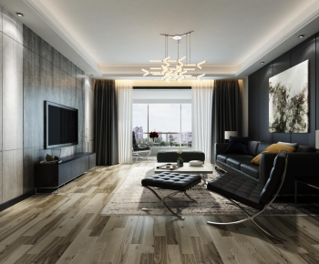 Modern Simple European Style A Living Room-ID:825896798