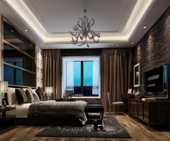 Modern Hong Kong Style Bedroom-ID:266834197