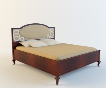 American Style Double Bed-ID:657925532