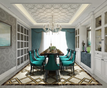European Style Dining Room-ID:970859574