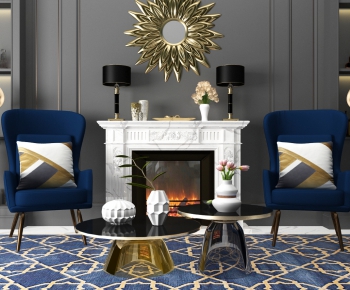 Post Modern Style Fireplace-ID:971324528
