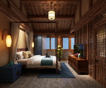 New Chinese Style Guest Room-ID:259378519