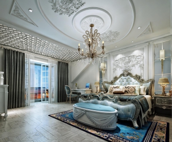 European Style French Style Bedroom-ID:220464957
