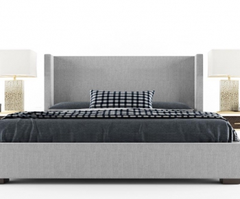 Modern Double Bed-ID:764706739