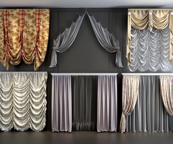 Modern European Style The Curtain-ID:774984235