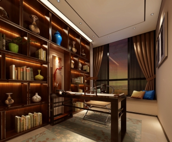 New Chinese Style Study Space-ID:408589737