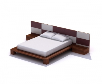 Modern Double Bed-ID:113662718