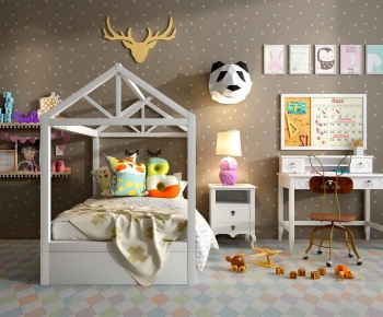 Modern Simple European Style Children's Room-ID:693910183