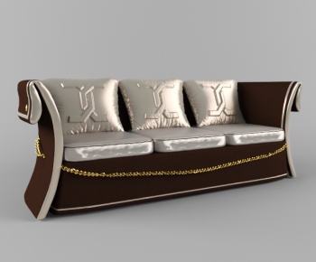 European Style Three-seat Sofa-ID:256962165