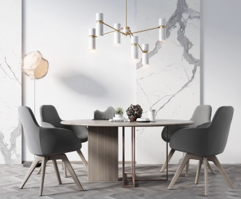 Nordic Style Dining Table And Chairs-ID:849762384