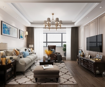 American Style A Living Room-ID:681169465