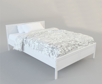 Modern Single Bed-ID:471544198