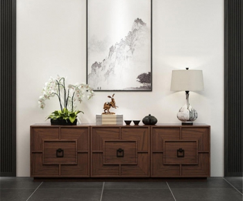 New Chinese Style Side Cabinet/Entrance Cabinet-ID:265324244