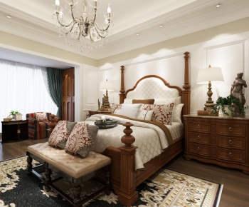 American Style Bedroom-ID:453642523