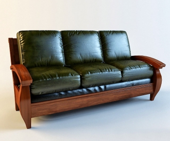 Modern Three-seat Sofa-ID:392883468