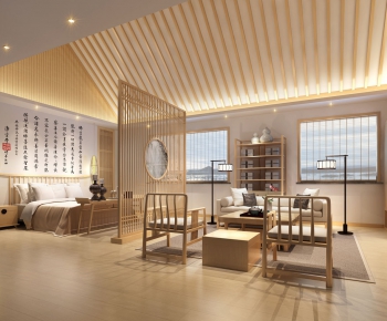 New Chinese Style Bedroom-ID:788050556