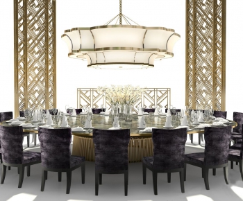 Modern Dining Table And Chairs-ID:843379472