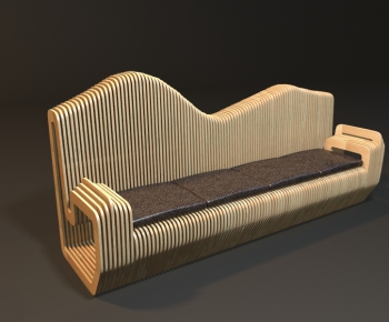 Modern Three-seat Sofa-ID:669749224