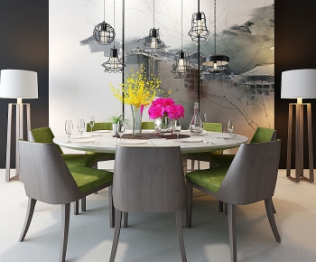 Modern Nordic Style Dining Room-ID:750705863