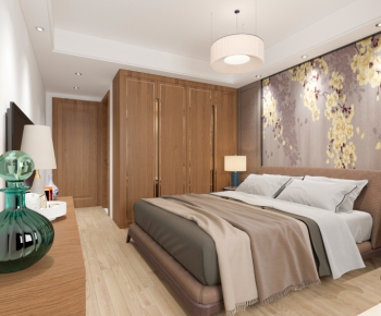 New Chinese Style Bedroom-ID:772413353