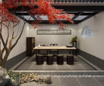 New Chinese Style Tea House-ID:876240956