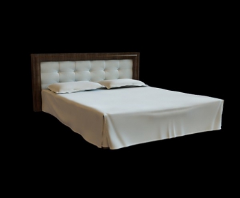 Modern Double Bed-ID:292809151