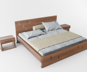 Modern Double Bed-ID:404889941
