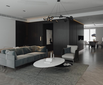 Modern A Living Room-ID:802289928