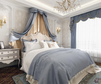 European Style French Style Bedroom-ID:338996374