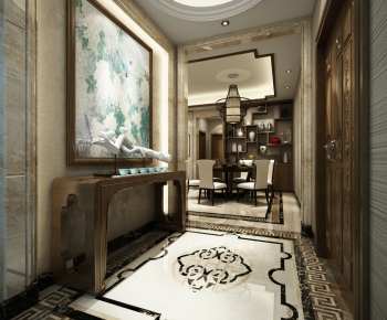 New Chinese Style Hallway-ID:786834482