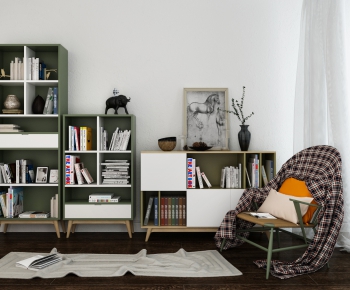 Nordic Style Bookcase-ID:592480851
