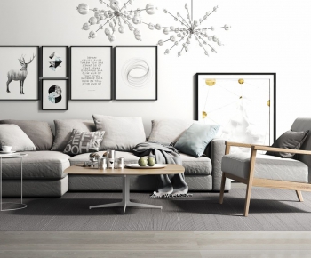 Nordic Style Sofa Combination-ID:372297743