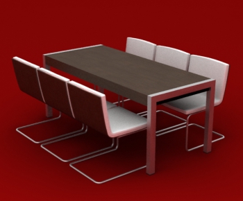 Modern Dining Table And Chairs-ID:861029754