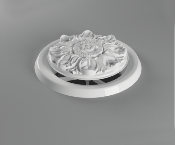 European Style Plaster Carved Top Plate-ID:433719665