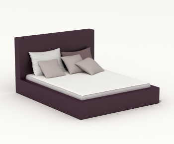 Modern Double Bed-ID:370969999