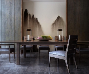 Modern New Chinese Style Dining Room-ID:786308833
