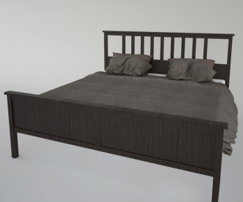 Modern Double Bed-ID:870709138