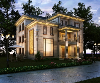 European Style Villa Appearance-ID:114645292