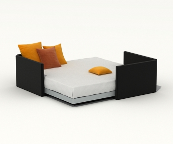 Modern Double Bed-ID:770206893