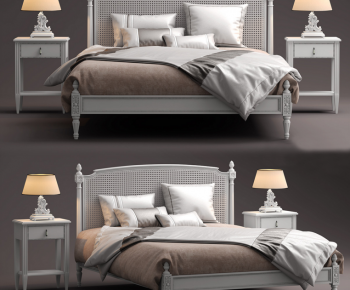 American Style Double Bed-ID:892021555