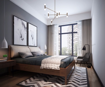 Modern Nordic Style Bedroom-ID:853160276