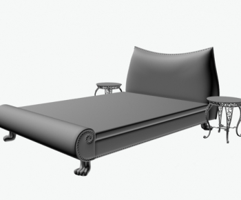 Modern Double Bed-ID:392687558