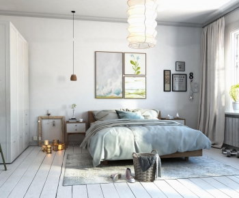Nordic Style Bedroom-ID:987582977