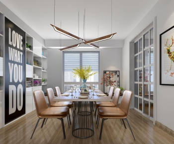 Nordic Style Dining Room-ID:672338817