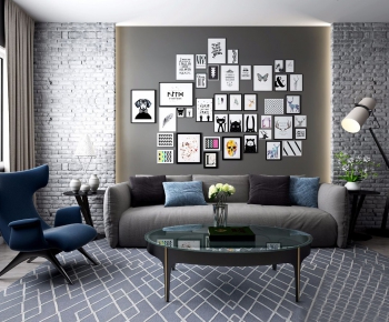 Nordic Style Sofa Combination-ID:405252765